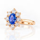 Blair, a Blue Sapphire and Diamond Ring - Victoria's Jewellery