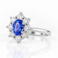 Blair, a Blue Sapphire and Diamond Ring - Victoria's Jewellery