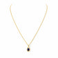 The Infinity Pendant with Sapphire