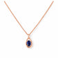The Infinity Pendant with Sapphire