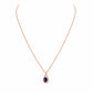 The Infinity Pendant with Sapphire