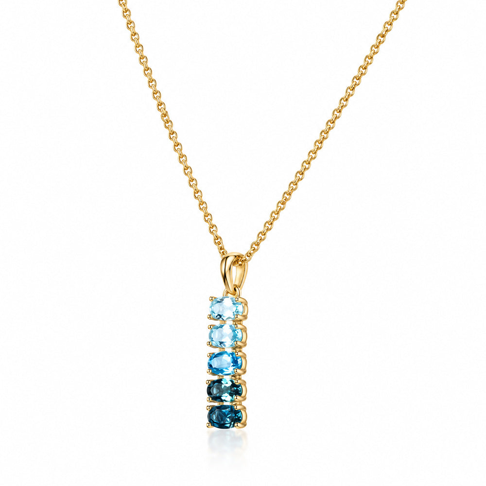 Willow, Topaz Necklace - Victoria's Jewellery