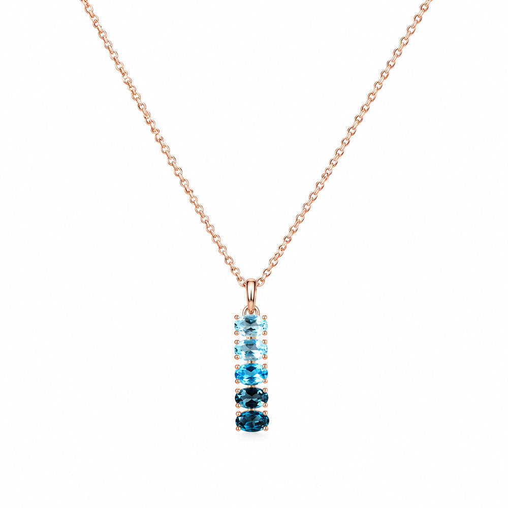 Willow, Topaz Necklace - Victoria's Jewellery