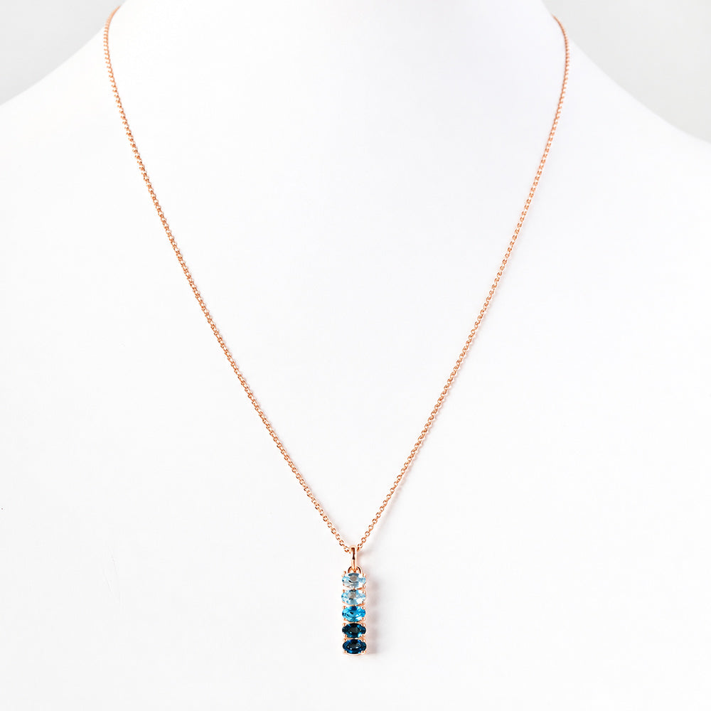 Willow, Topaz Necklace - Victoria's Jewellery