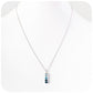 Blue Topaz Eternity Pendant - Victoria's Jewellery