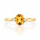 Georgie, a Citrine and Diamond Trilogy Ring - Victoria's Jewellery