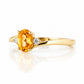 Georgie, a Citrine and Diamond Trilogy Ring - Victoria's Jewellery