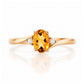 Georgie, a Citrine and Diamond Trilogy Ring - Victoria's Jewellery