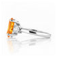 Hallie, a Citrine and Diamond Trilogy Ring - Victoria's Jewellery