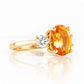 Hallie, a Citrine and Diamond Trilogy Ring - Victoria's Jewellery