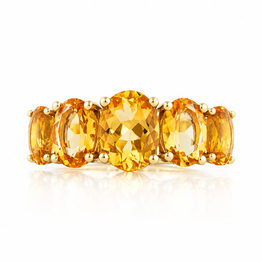 The Citrine Queen Ring - Victoria's Jewellery