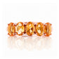 Arabella, a Citrine Half Eternity Ring - Victoria's Jewellery