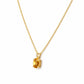 Luna, Oval cut Citrine Pendant - 7x5mm - Victoria's Jewellery