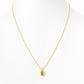 Luna, Oval cut Citrine Pendant - 7x5mm - Victoria's Jewellery