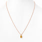 Luna, Oval cut Citrine Pendant - 7x5mm - Victoria's Jewellery