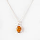 The Infinity Pendant with Citrine - 9x7mm