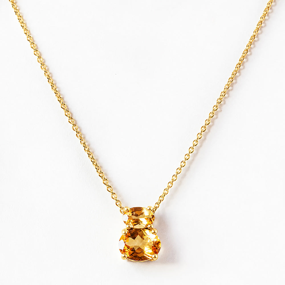 Georgie, Citrine Necklace