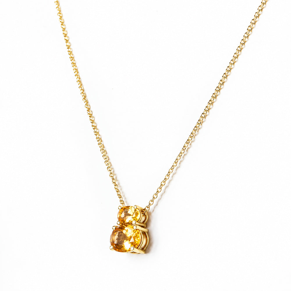 Georgie, Citrine Necklace
