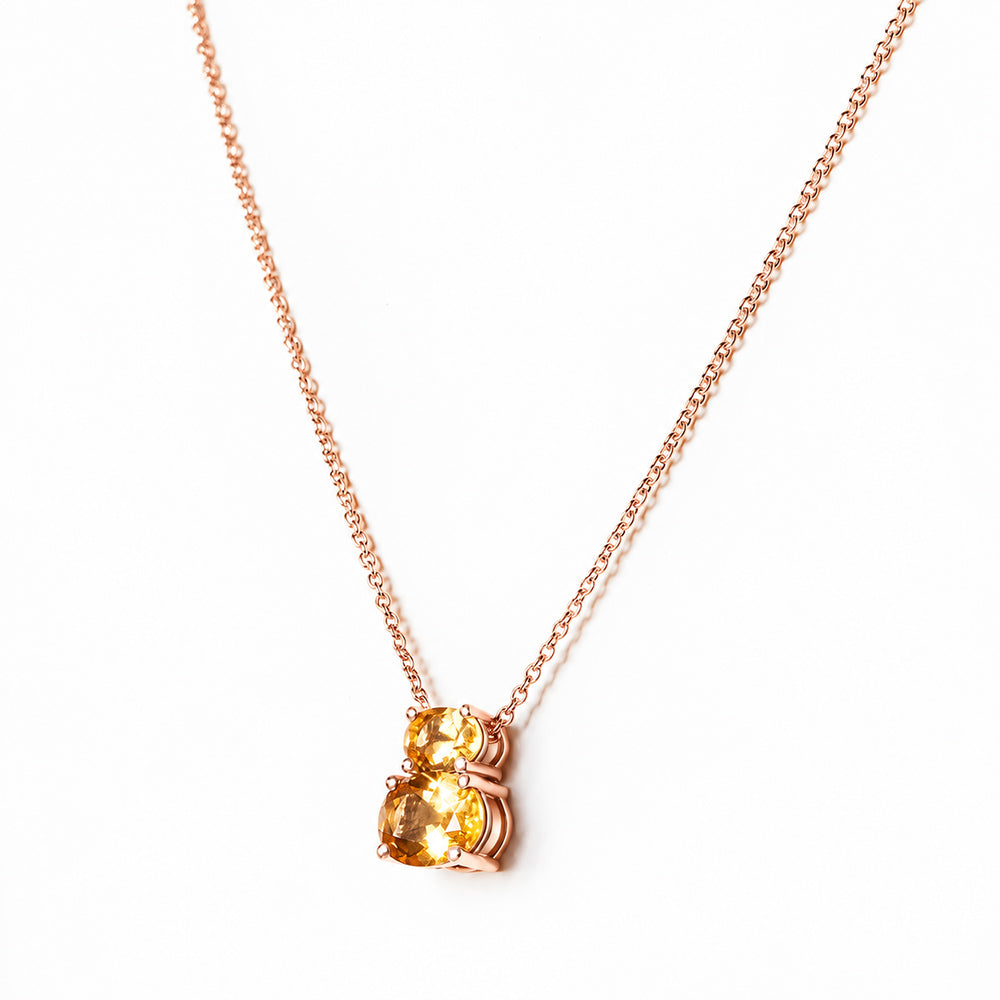 Georgie, Citrine Necklace