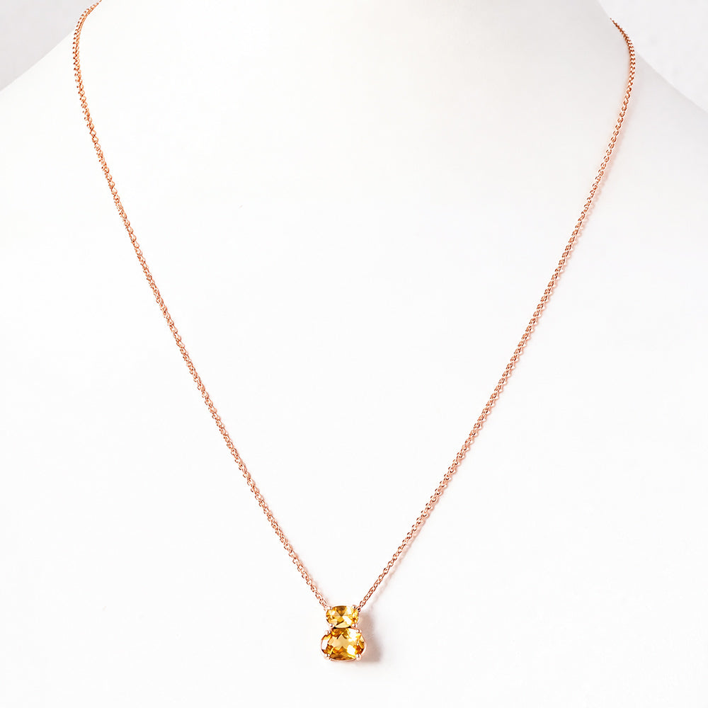Georgie, Citrine Necklace