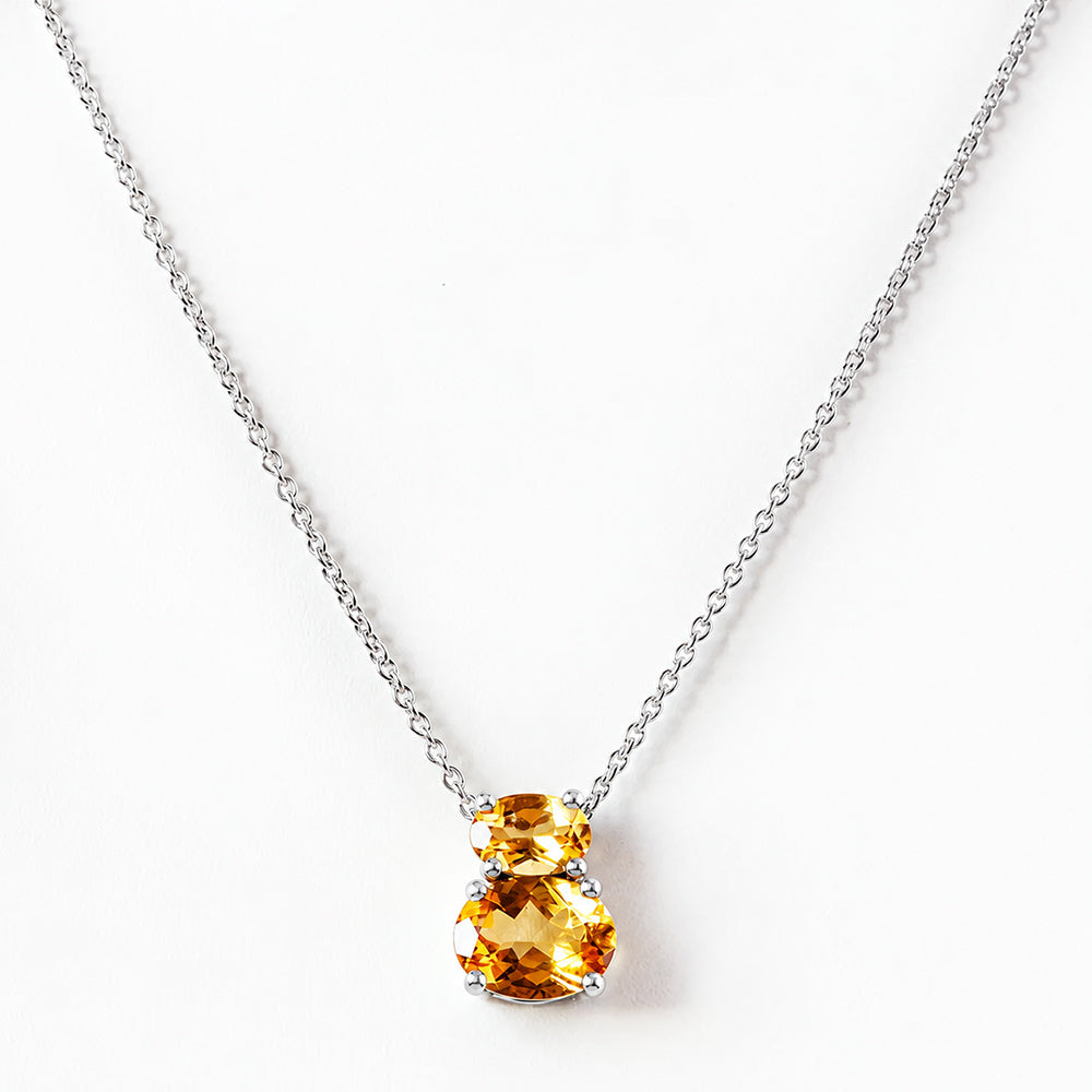 Georgie, Citrine Necklace
