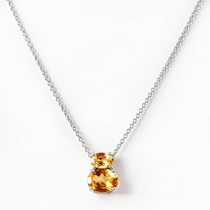 Georgie, Citrine Necklace