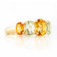 Queen, a Citrine and Prasiolite Ring - Victoria's Jewellery