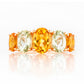 Queen, a Citrine and Prasiolite Ring - Victoria's Jewellery