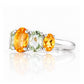 Queen, a Citrine and Prasiolite Ring - Victoria's Jewellery