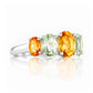 Queen, a Citrine and Prasiolite Ring - Victoria's Jewellery
