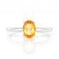 Pippa, Oval cut Citrine Ring - Victoria's Jewellery