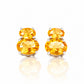 Georgie, Citrine Stud Earrings - Victoria's Jewellery