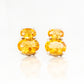 Georgie, Citrine Stud Earrings