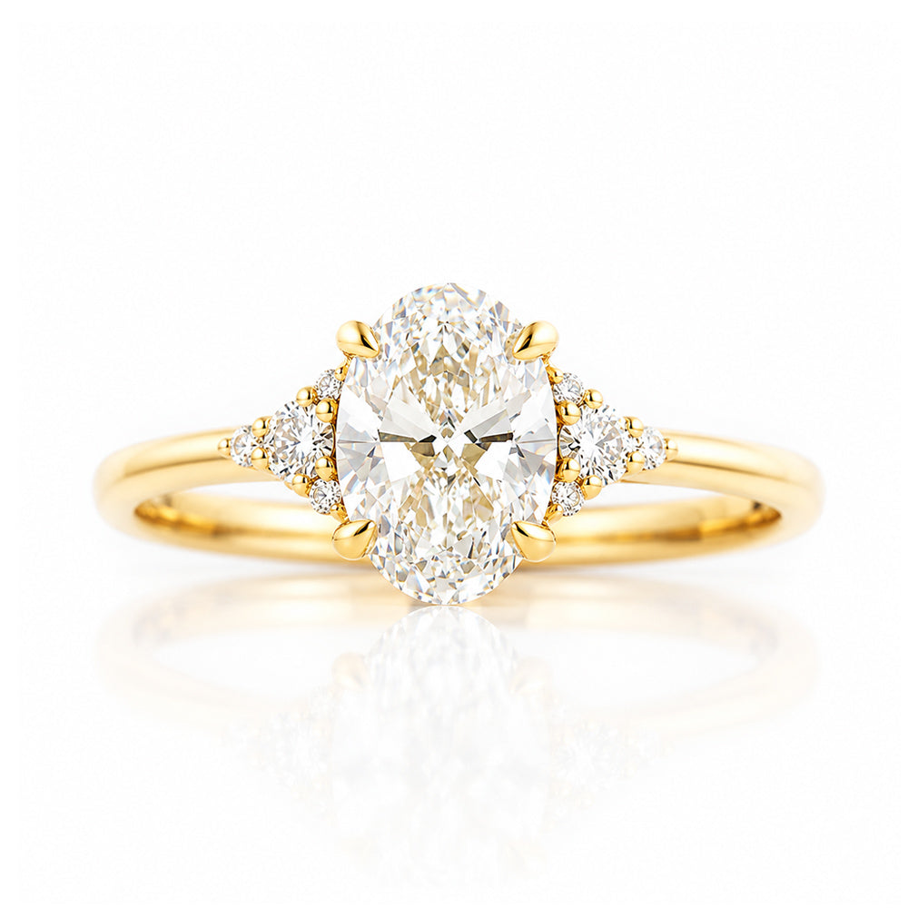Kelly, an Oval cut Lab Diamond Ring - 1ct - Victoria's Jewellery