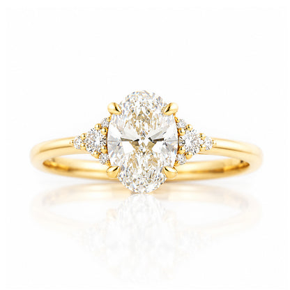 Kelly, an Oval cut Lab Diamond Ring - 1ct - Victoria's Jewellery