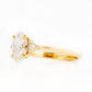 Kelly, an Oval cut Lab Diamond Ring - 1ct