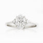 Kelly, an Oval cut Lab Diamond Ring - 1ct
