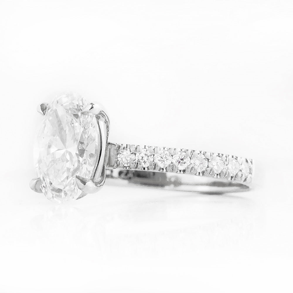 Emma, Oval cut Lab Diamond Engagement Ring - 1.5ct