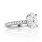 Emma, Oval cut Lab Diamond Ring - 1.5ct - Victoria's Jewellery