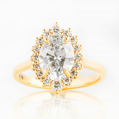 Venicia, an Oval cut Lab Diamond Engagement Ring - Victoria's Jewellery