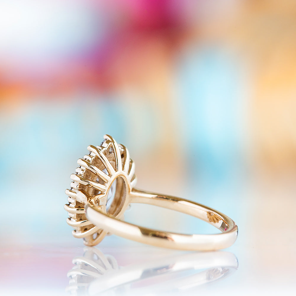 Venicia, an Oval cut Lab Diamond Engagement Ring - Victoria's Jewellery