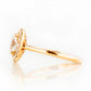 Tilana, an Oval cut Diamond Halo Engagement Ring - Victoria's Jewellery
