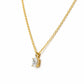 Luna, an Oval cut Lab Diamond Necklace