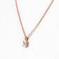Luna, an Oval cut Lab Diamond Necklace