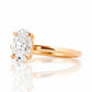 Zoey, Oval cut Lab Diamond Solitaire Ring - 1ct - Victoria's Jewellery