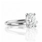 Zoey, Oval cut Lab Diamond Solitaire Ring - 1.5ct - Victoria's Jewellery
