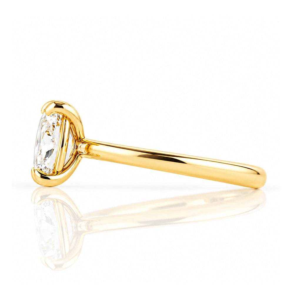 Zoey, Oval cut Lab Diamond Solitaire Ring - 1.5ct - Victoria's Jewellery