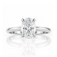Zoey, Oval cut Lab Diamond Solitaire Ring - 1.5ct - Victoria's Jewellery