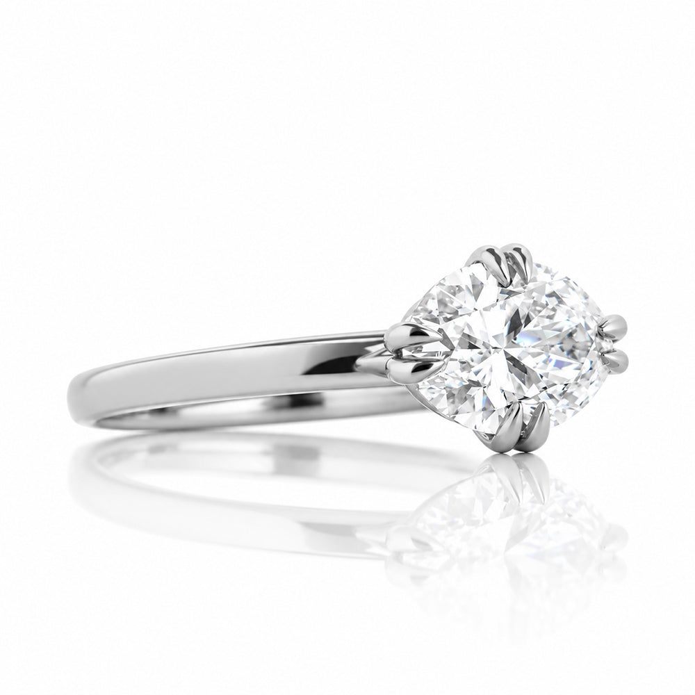 Paloma, Oval cut Lab Diamond Ring - Victoria's Jewellery