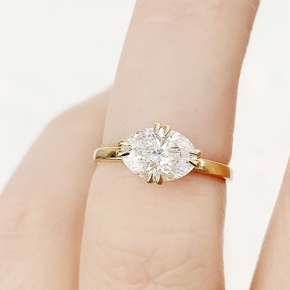 Paloma, Oval cut Lab Diamond Ring